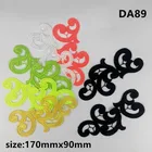 Искусственная белая вышивка, цветок, фотоворотник, свадебное платье, официальное платье, аксессуары, ткань 170 мм * 90 мм, 20 шт.