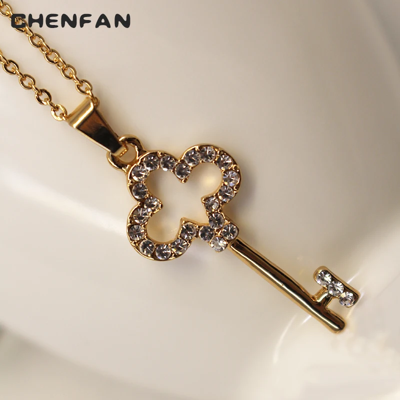 CHENFAN, модное женское ожерелье, модное ожерелье, Женские Ювелирные изделия, опт, золотой камень, массивное ожерелье, подвески, ювелирная цепочка