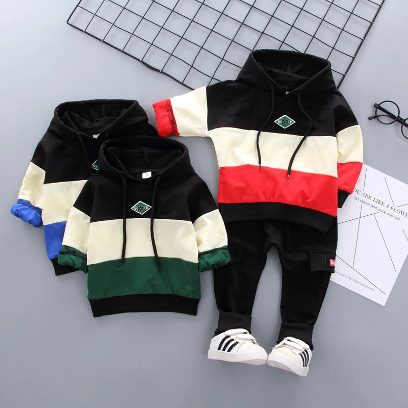 ZWXLHH Hot Sell Baby Girl Boy Clothing Sets Infant Toddler Clothes Suits Sport Hooded Coat Pants Kid Children | Детская одежда и