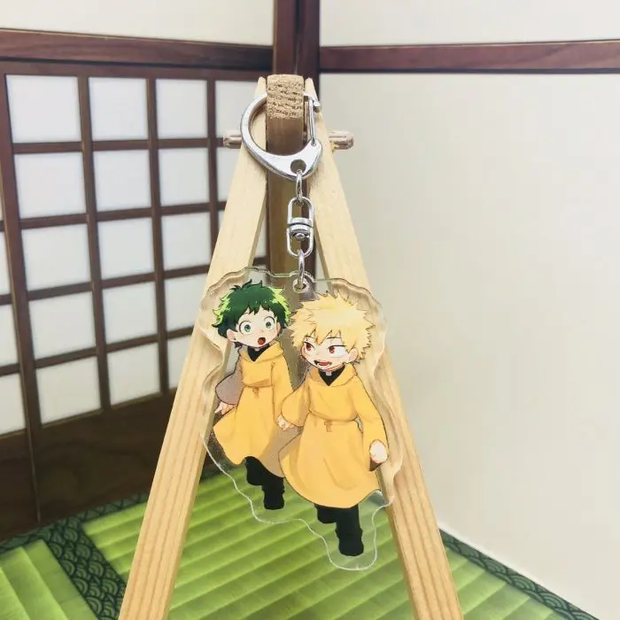 My Hero Academy Японские Аниме фигурки бакуго кацуки OCHACO URARAKA Todoroki акриловые подвески для мобильного телефона/брелок/ремешок D321