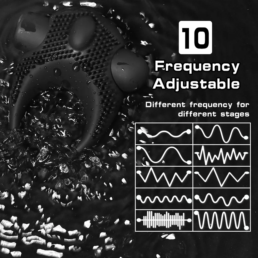 Кольцо вибратор на пенис Секс игрушки для Для мужчин вибрирующие Эрекционные