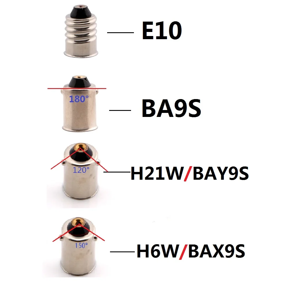 YM E Bright 2 шт. BA9S 3030 12 SMD BAX9S BAY9S 12В 24В H6W T11 T4W H21W светильник почка габаритные огни s