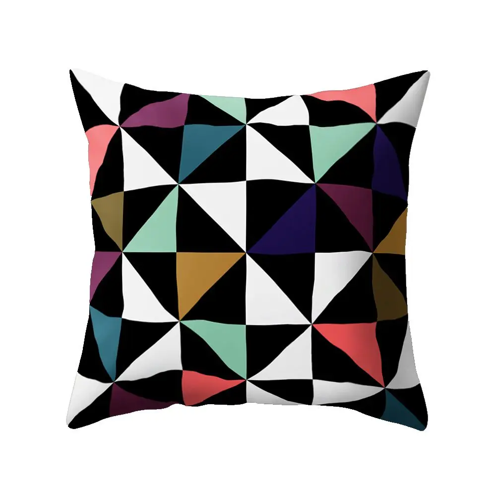 

Modern Nordic Style Colorful Geometric Cushion Cover Throw Pillows Case For Sofa Home Decoration Pillowcase