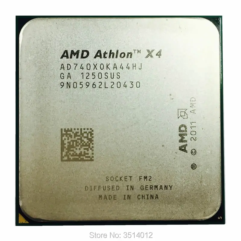 AMD Athlon X4 740 3,2G 65W четырехъядерный процессор AD740XOKA44HJ Socket FM2
