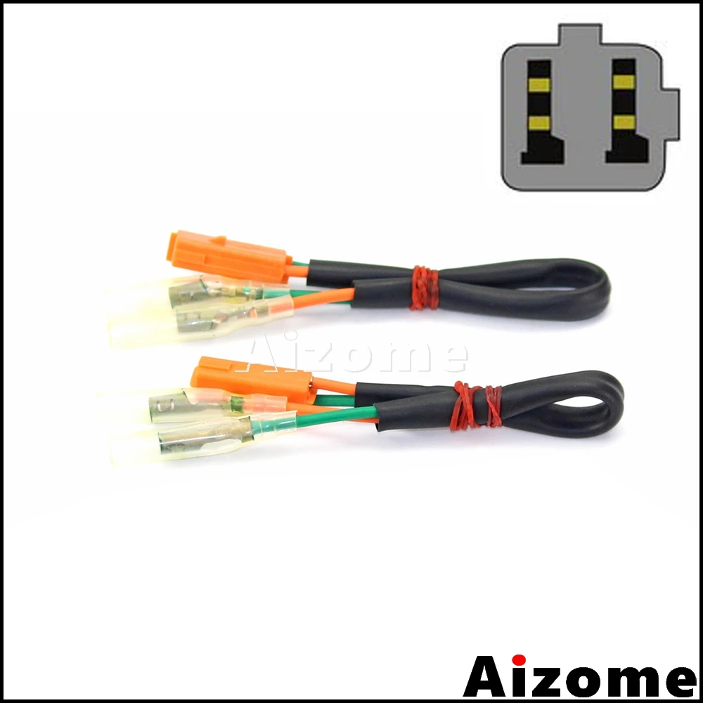 Мотоциклетные задние поворотные сигнальные огни адаптеры проводов шлейки