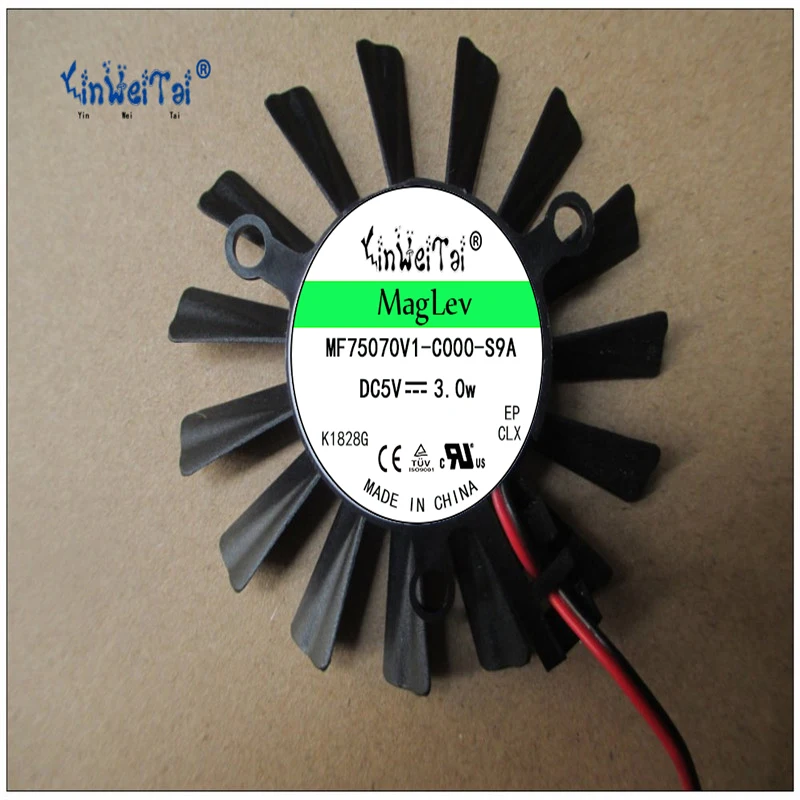 Вентилятор видеокарты coolmax 7010L05S ND1 5V 0.36A 45x45x45mm 65mm в диаметре