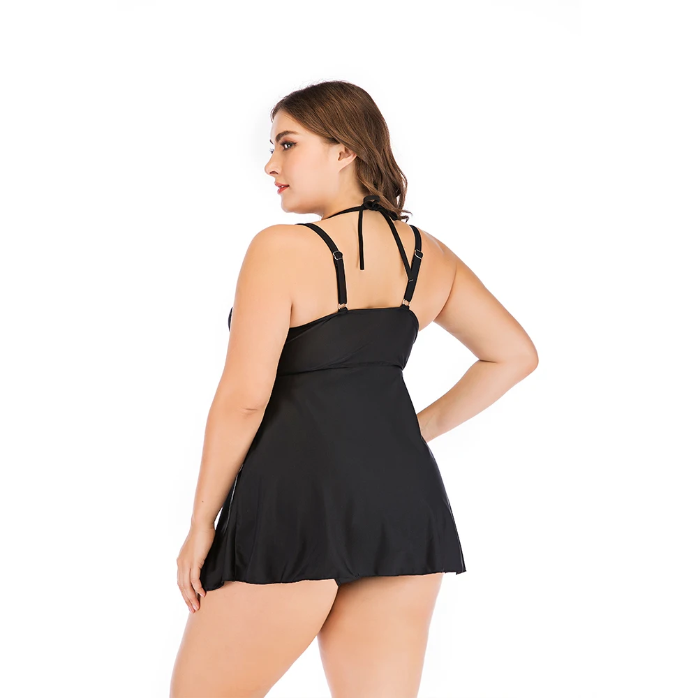 Женский купальник Танкини размера плюс женский купальный костюм с ожирением