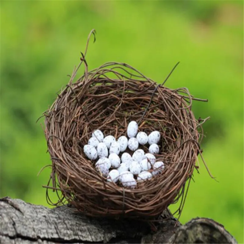 10 шт. искусственное гнездо птичьи яйца миниатюрный Сказочный Сад домашнее