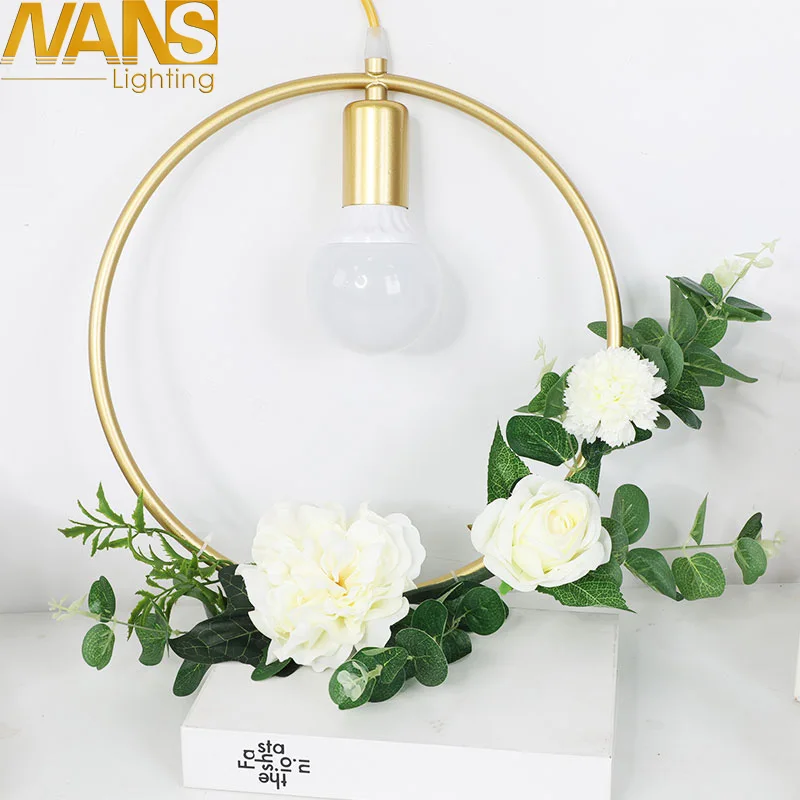 Железная светодиодная люстра в скандинавском стиле простой минималистичный