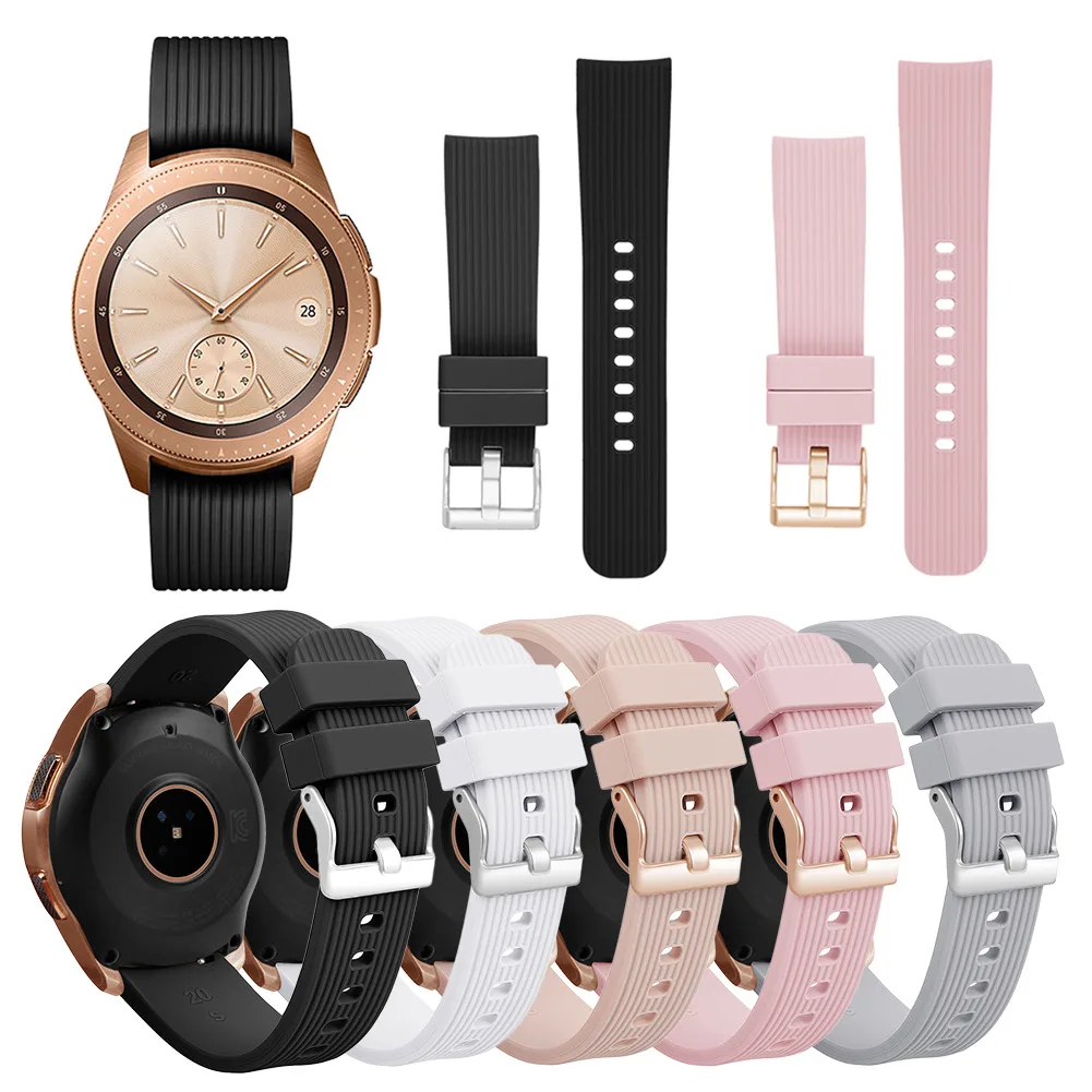 20 мм спортивный силиконовый ремешок для samsung Galaxy Watch SM-R810 42 мм& gear 2 спортивный ремешок для Huami Amazfit Bip/Amazfit 2 Смарт-часы