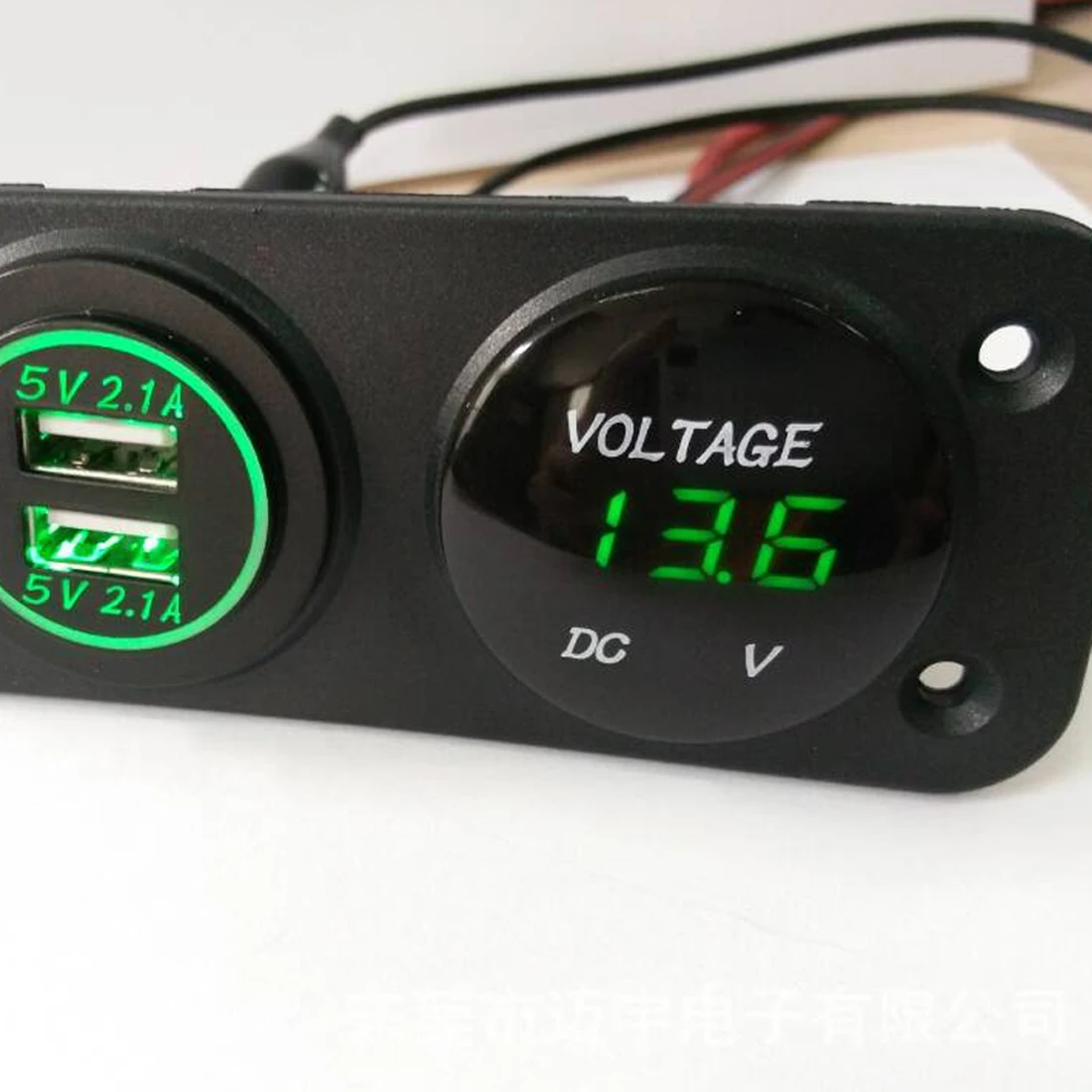 Новый Автомобиль Мотоцикл DC12V 24V светодиодный Панель цифровой Напряжение метр
