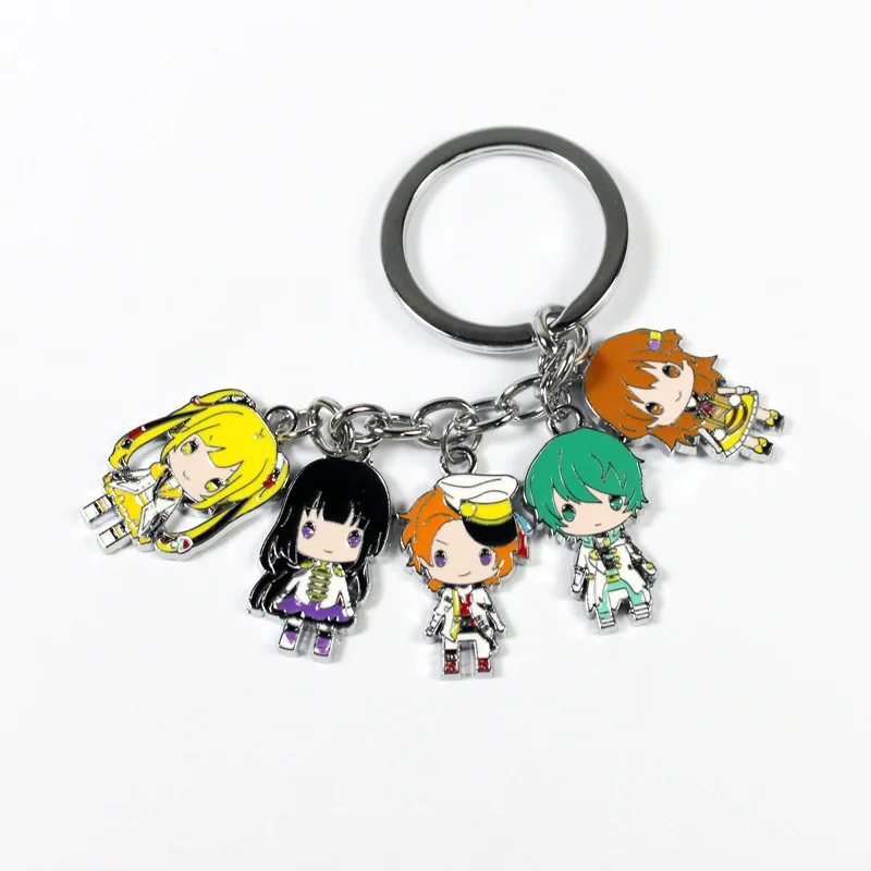 Tsukiuta Anime Iron Resin Keychain Pendant Mutsuki Hajime Kisaragi Koi Yayoi Haru Satsuki Aoi Minaduki Rui Nagatsuki Yoru | Игрушки и