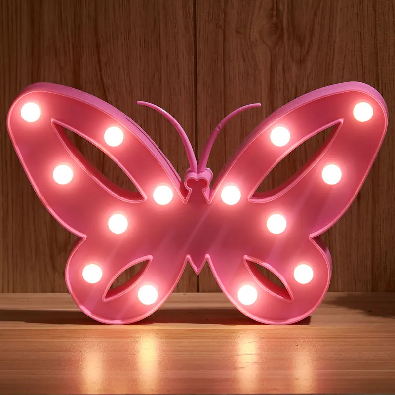 

Unicorn Head Night Light LED Home Bedside Lamp Children's Room Pink Color