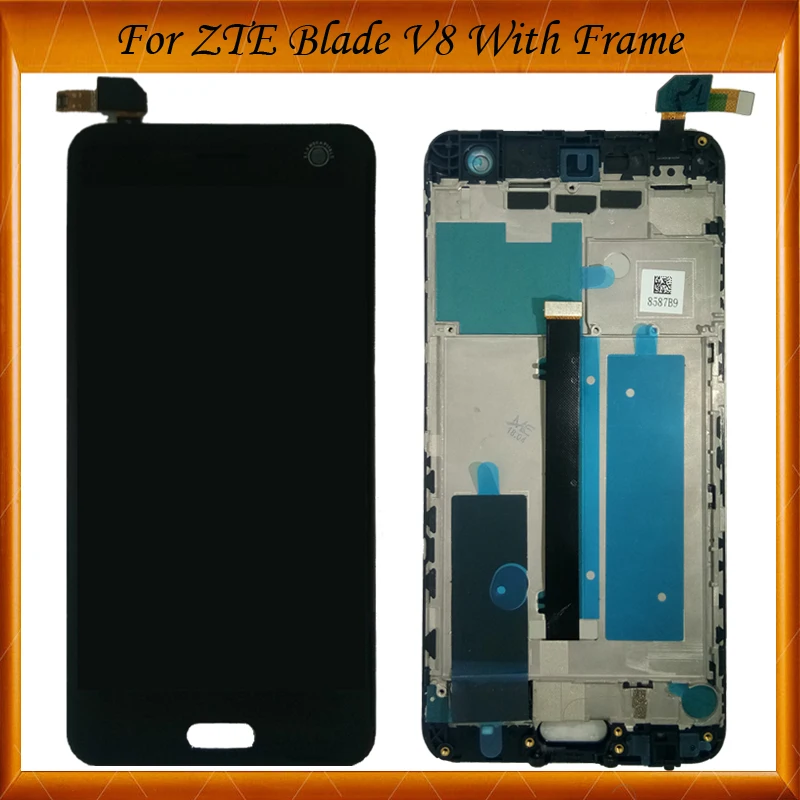 ЖК-дисплей для ZTE Blade V8 дигитайзер сенсорного экрана BV0800 ЖК-экран с рамкой/без в