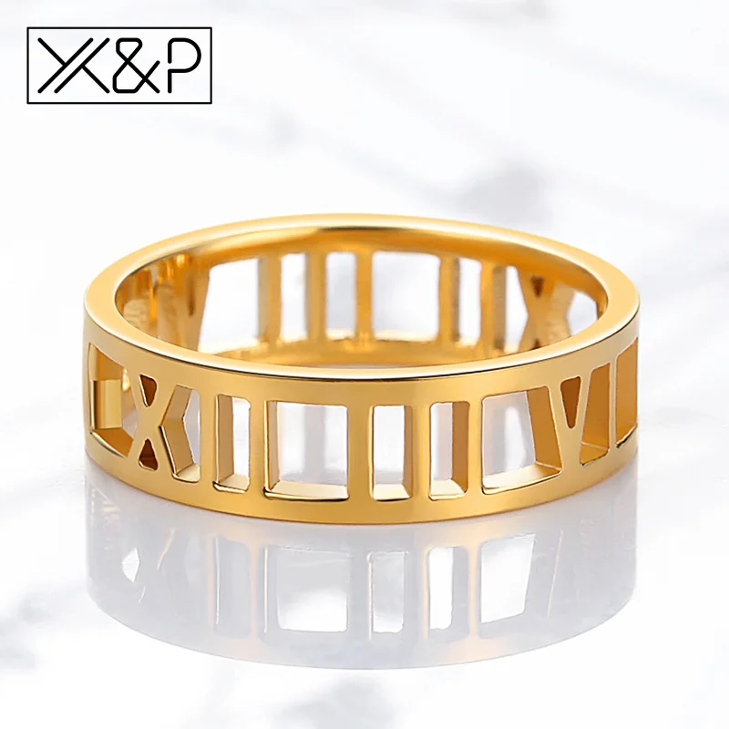 X &amp P модные роскошные парные нержавеющая сталь 316 L Кольца для женщин мужчин и