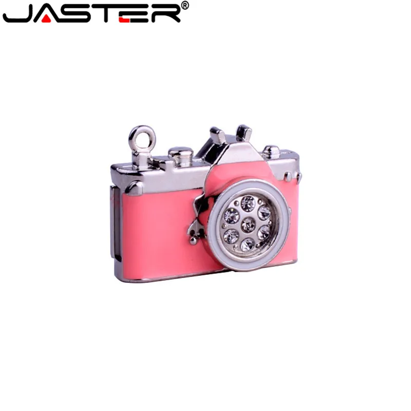 JASTER Металлическая Имитация кристаллическая камера USB 2 0 накопитель Оригинальная