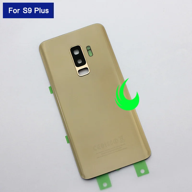Задняя крышка батарейного отсека для Samsung Galaxy S9 G960 Plus G965 задний стеклянный корпус