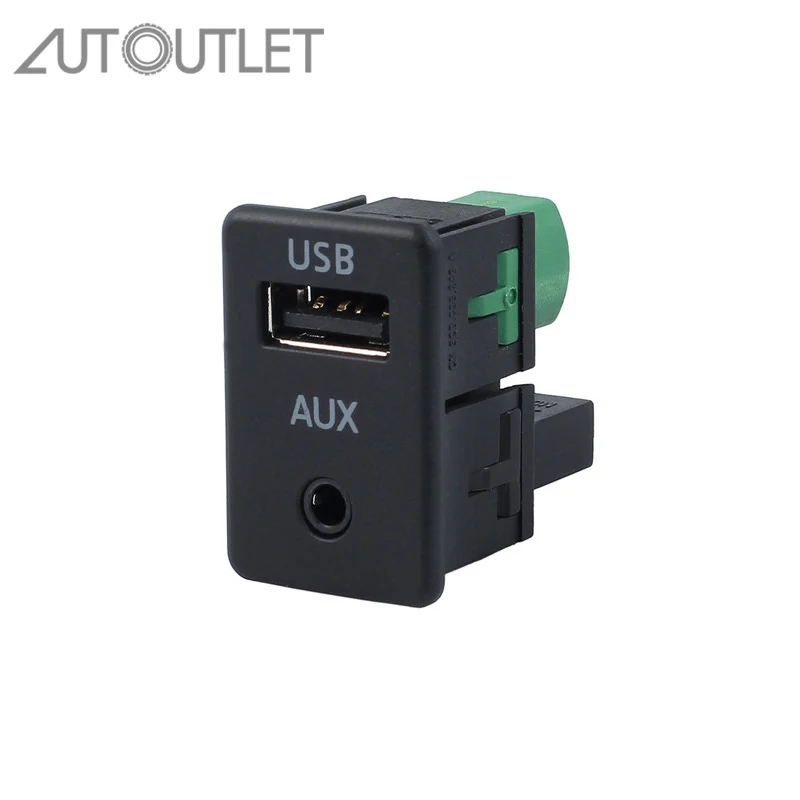 Авторозетка Автомобильный USB Aux переключатель + проводной кабель адаптер
