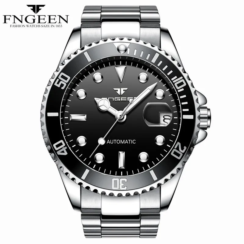 Mens Wristwatches Top Brand Luxury Full Steel Mechanical Watch Tourbillon Male Automatic Date Luminous Clock Relogio Masculino | Наручные