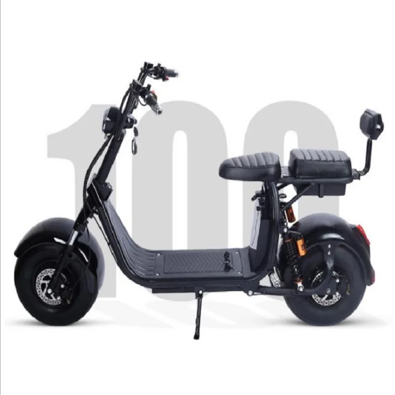 Citycoco светодиодные фары 1500 Вт бесщеточный двигатель литиевая батарея 60В 12Ач 20ач