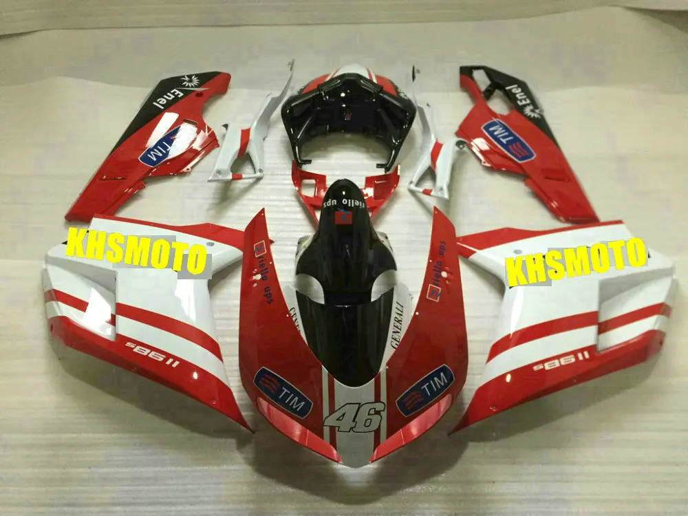 Литья под давлением обтекатель комплект для DUCATI 1098 1198 848 2007 2011 ducati 07 08 10 11 ABS
