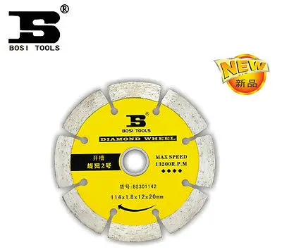 

BOSI Professional Cutting Tool Durable Sharp Wall Slotting Diamond Wheel