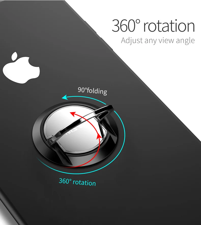 MSVII 360 градусов держатель телефона для iPhone huawei Xiaomi автомобильный металлический магнитный держатель планшета держатель для samsung SONY LG кольцо держатель