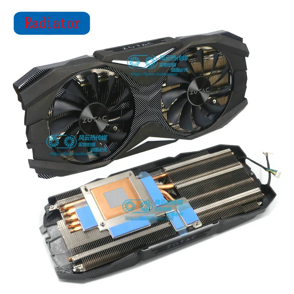 

1 комплект, радиатор для видеокарты ZOTAC GTX1070 GTX1080 AMP ED 8GB