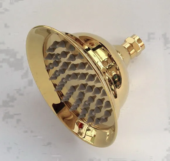 Роскошный полированный латунный двойной крестообразный смеситель золотого