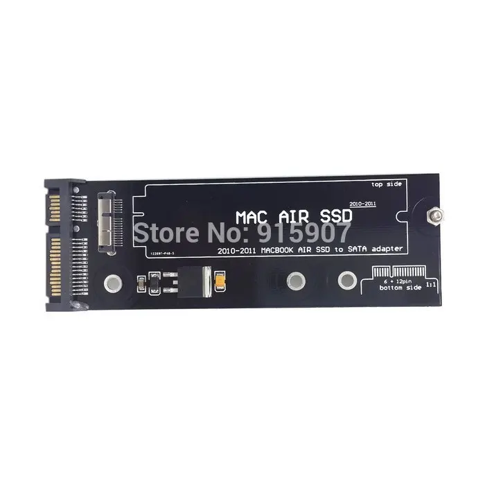 Chenyang 12 + 6pin SSD HDD на SATA 22Pin картридж для жесткого диска PCBA 2010 2011 Mac book Air A1369 A1370