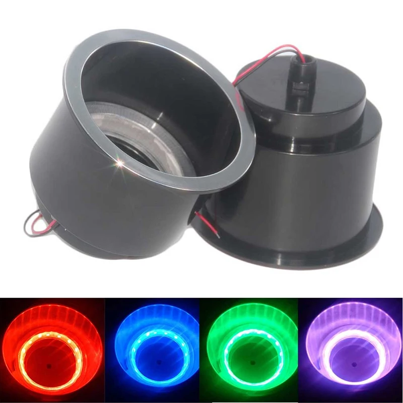 

ABS Встроенный держатель для напитков с RGB светильник кой для морской лодки, яхты, домов на колесах, модифицированные автомобили