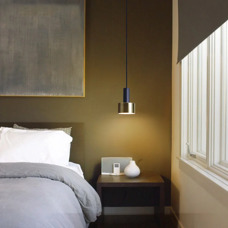 

Nordic Bedside Pendant Light Modern Bedroom Pendant Lighting Bar Industrial LED Hanging Bedside Lamp Bedside Light
