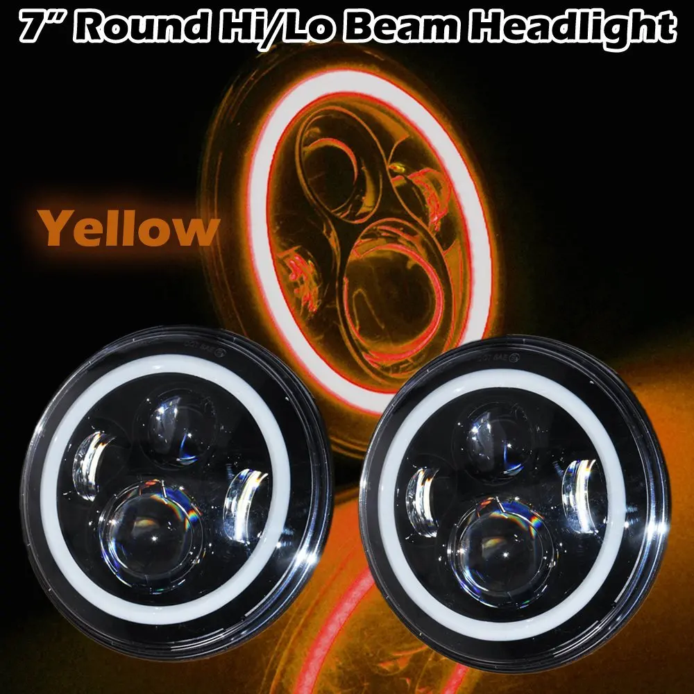 7 &quotкруглый вырез горловины (би ксенон) прожектор фара низкая цена высокие глаза