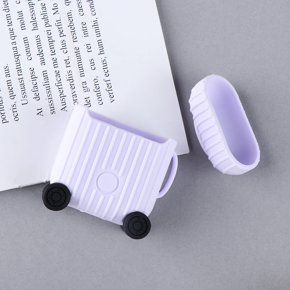 Для AirPods чехол Модный милый чемодан моделирование наушники чехол для Apple Airpods 2 Наушники защитный чехол прекрасный подарок