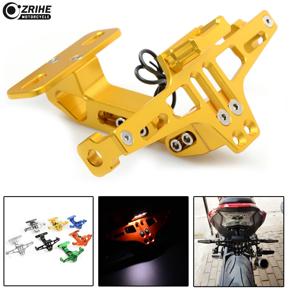 Evrensel ЧПУ Motosiklet Плака Braketi Tutucu для Yamaha FJR 1300 XT1200ZE FJ 09 MT 10 MT09 MT10|Номерной знак| |
