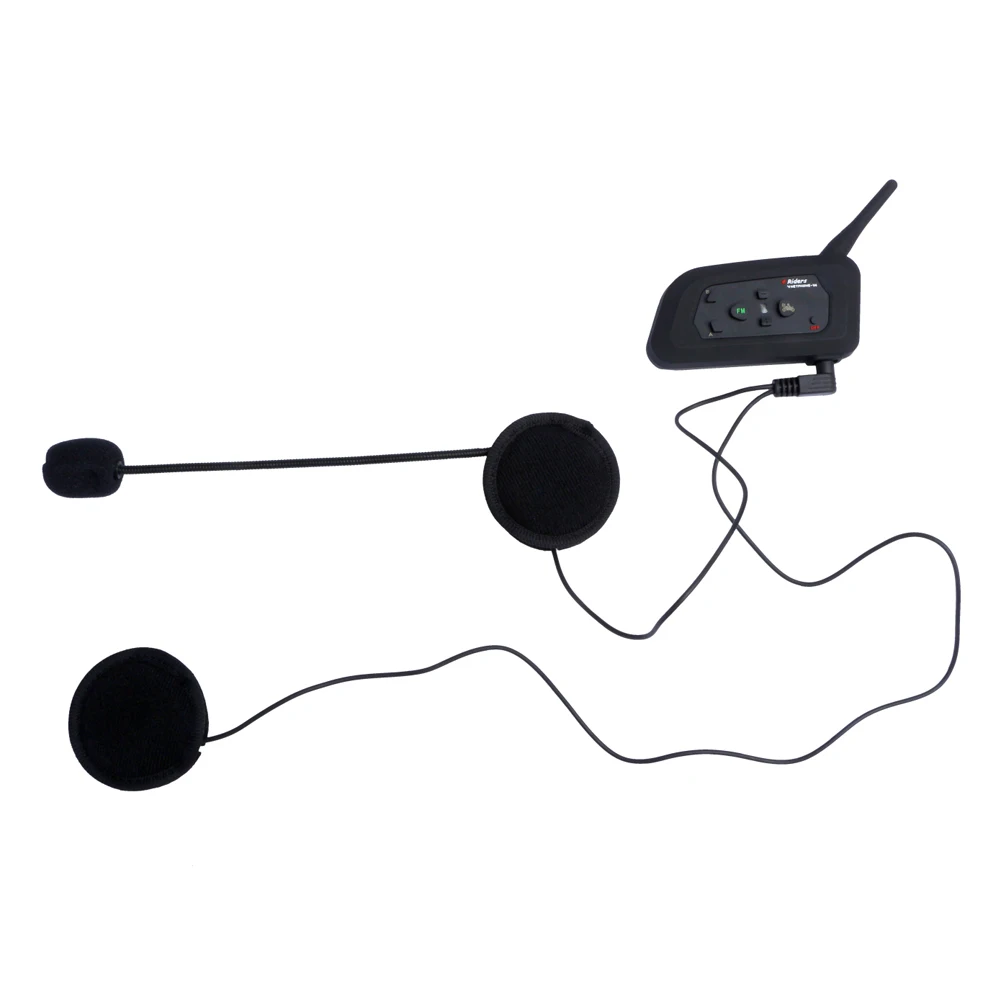 1 шт. V4 1200 м Мотоциклетный шлем bluetooth гарнитура 4 всадники BT домофон с FM Радио|bt