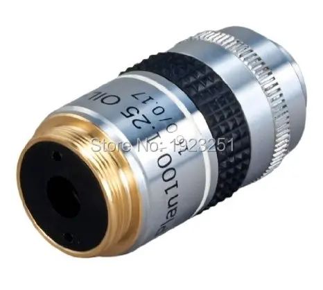 Научный микроскоп объектив Darkfield 100X/1 25 160/0.17 план масла с Iris Diaphragm-RMS4/5