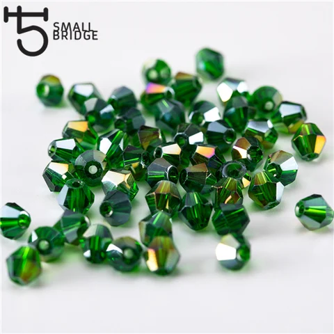 Австрийские стеклянные биконусы-бусины 3 4 6 мм Perles