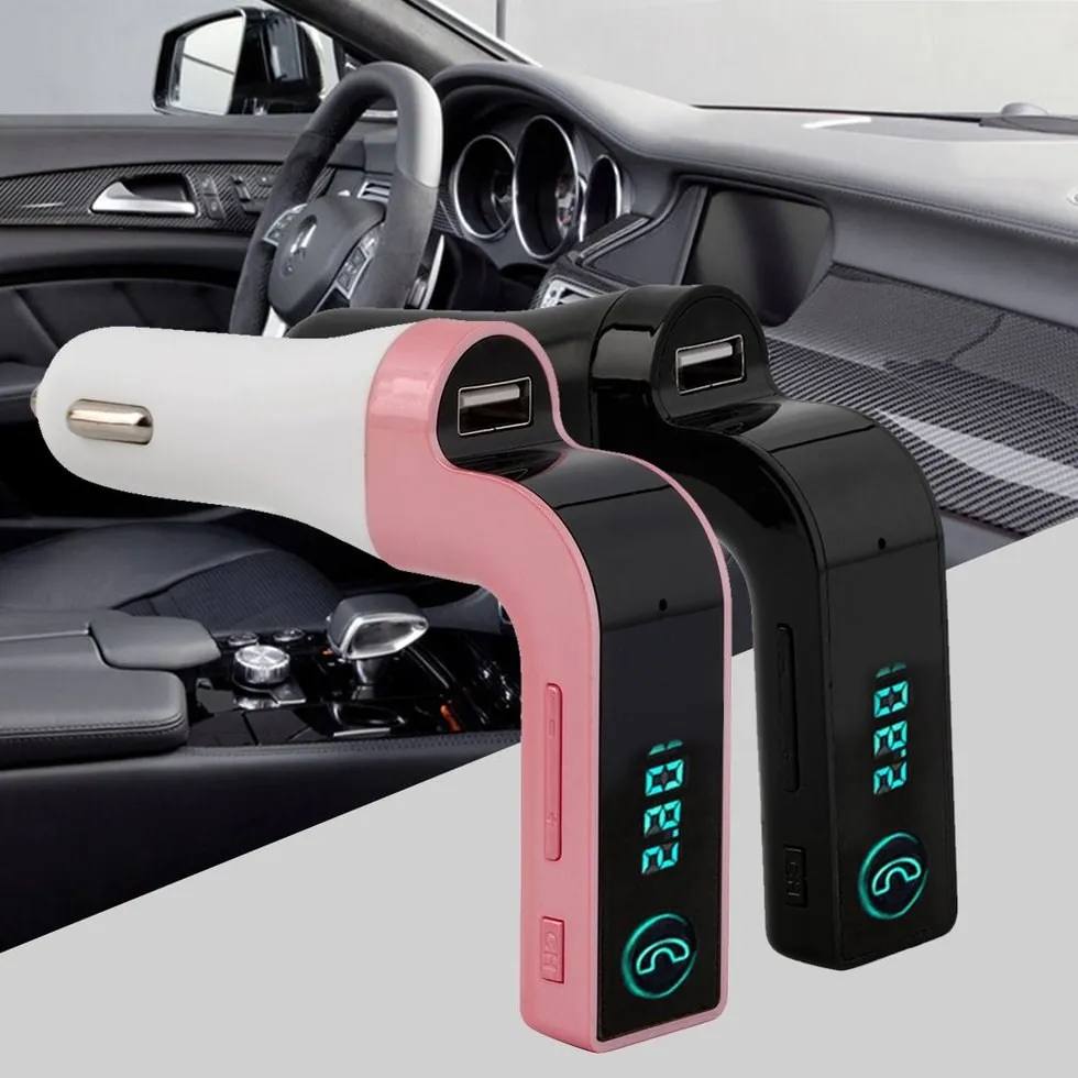 2PCS MP3 Player USB Wireless Hands-free Bluetooth FM Transmitter Modulator Car Kit | Электроника