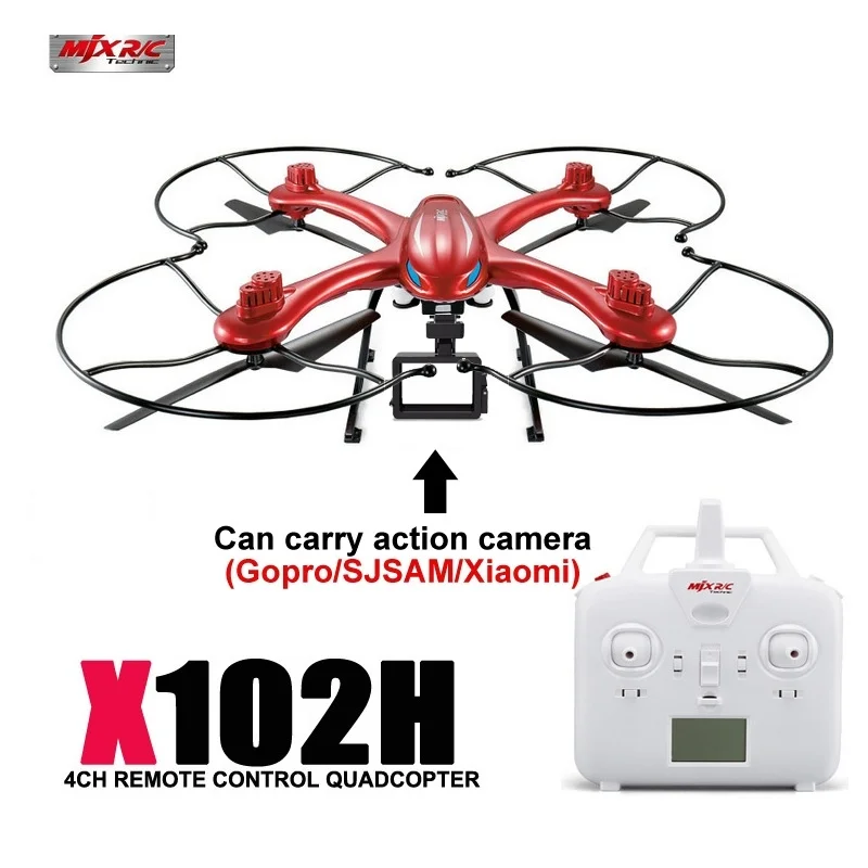MJX X102H FPV Радиоуправляемый Дрон с одной клавишей возврата высоты RC вертолеты