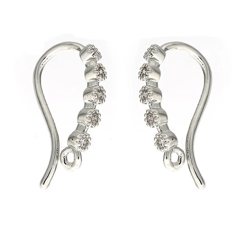 Женские серьги-пусеты с кубическим цирконием и кристаллом из фианита аксессуары