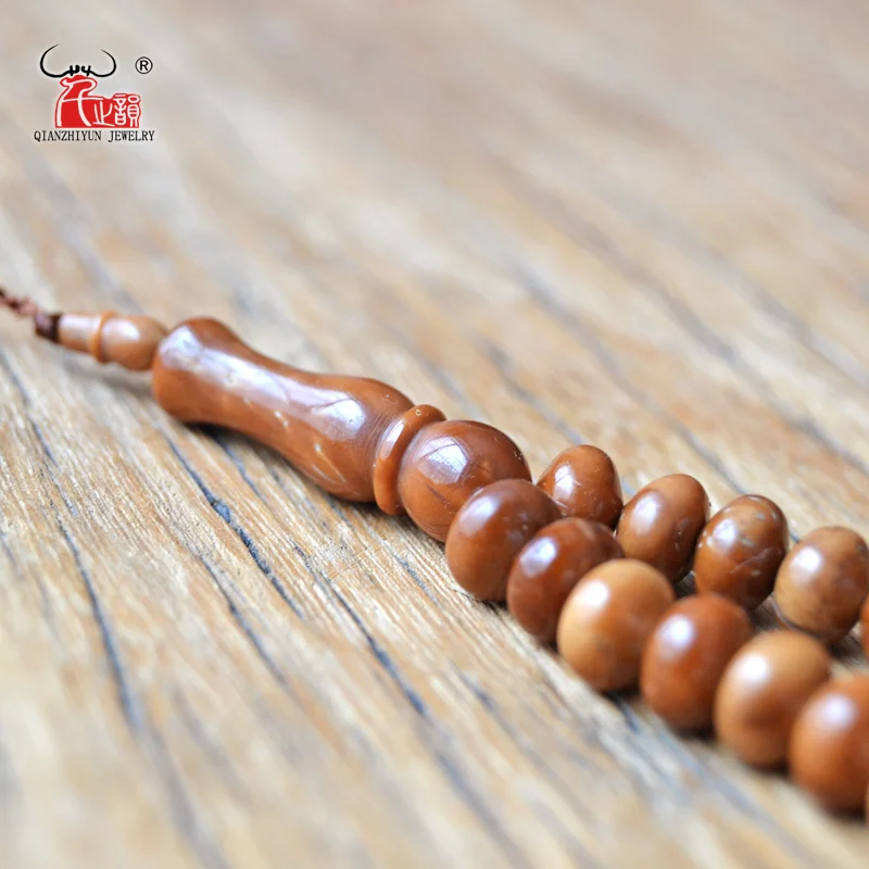 Ислам высокое качество мусульманские четки 33 Аллах натуральный плодов пальмы Kuka