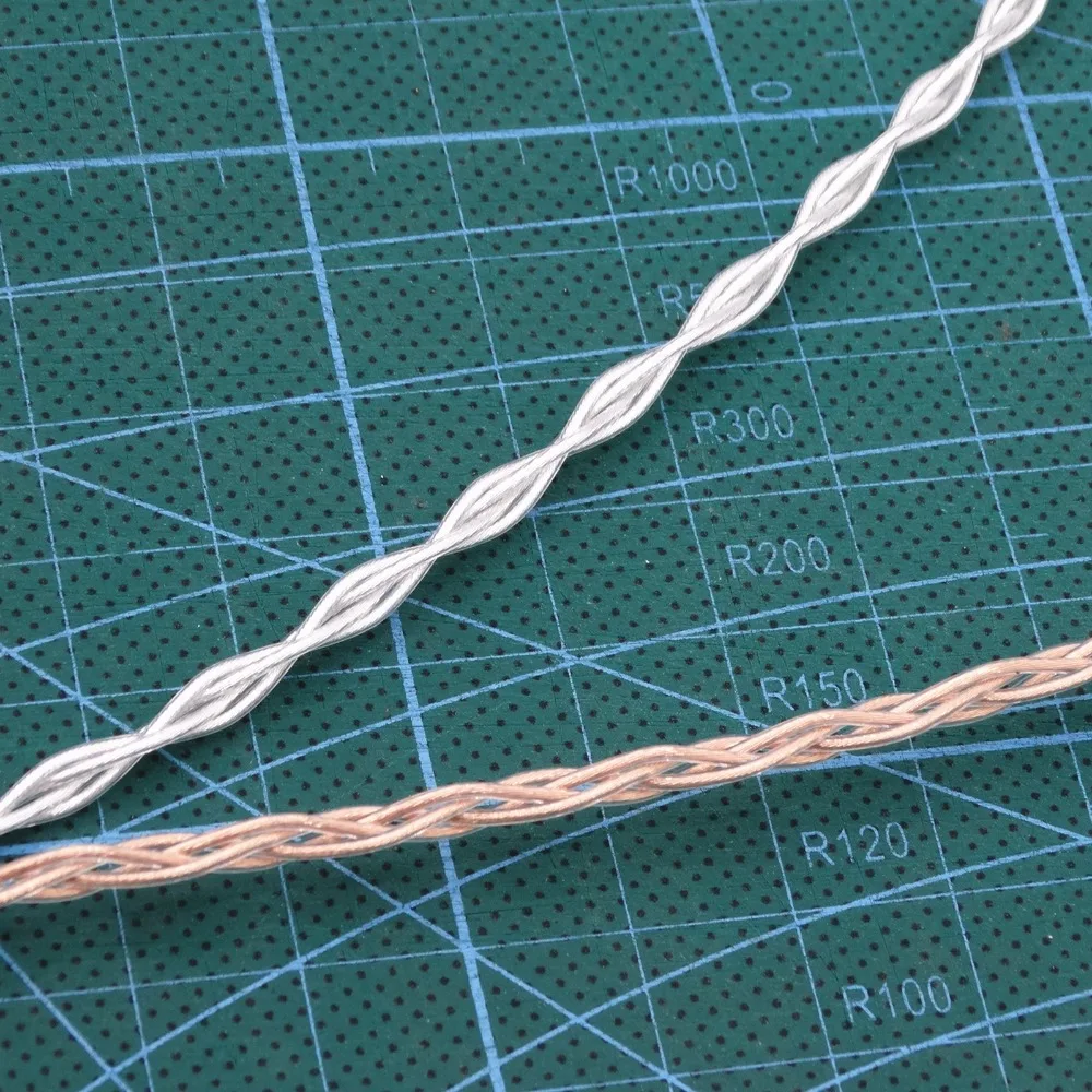 1 м 4 ядра 5N pcocc медь 4*19*0,1 мм аудио кабель для наушников DIY Замена Ремонт кабель обновления