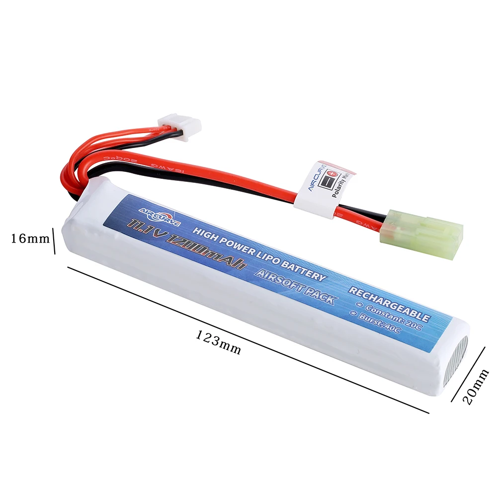 Аккумулятор Lipo для страйкбола 11 1 В 1200 мА · ч 20C|battery for airsoft|lipo battery 11.1vlipo |