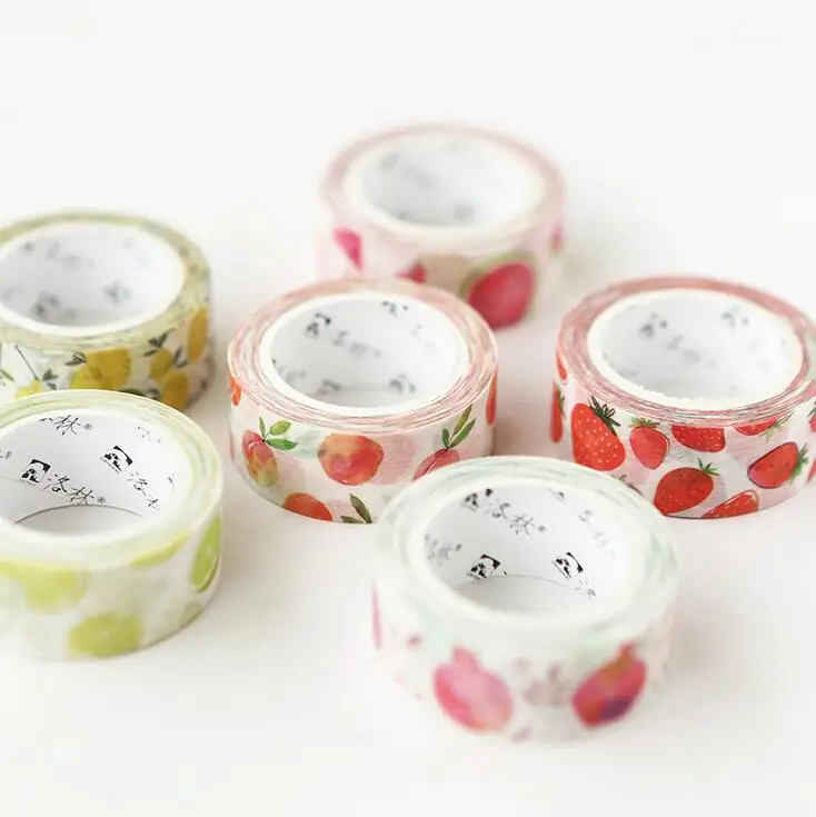 Лето фрукты время васи клейкая лента DIY Скрапбукинг наклейка этикетка маскирующая лента