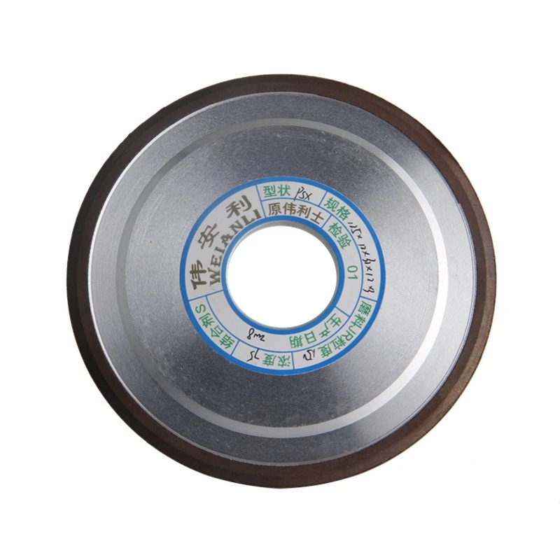 

125mm Diamond Grinding Wheels 150/180/240/320 Grits Hypotenuse Grinding Dish For Carbide Milling Cutter Abrasive Tool 1pc