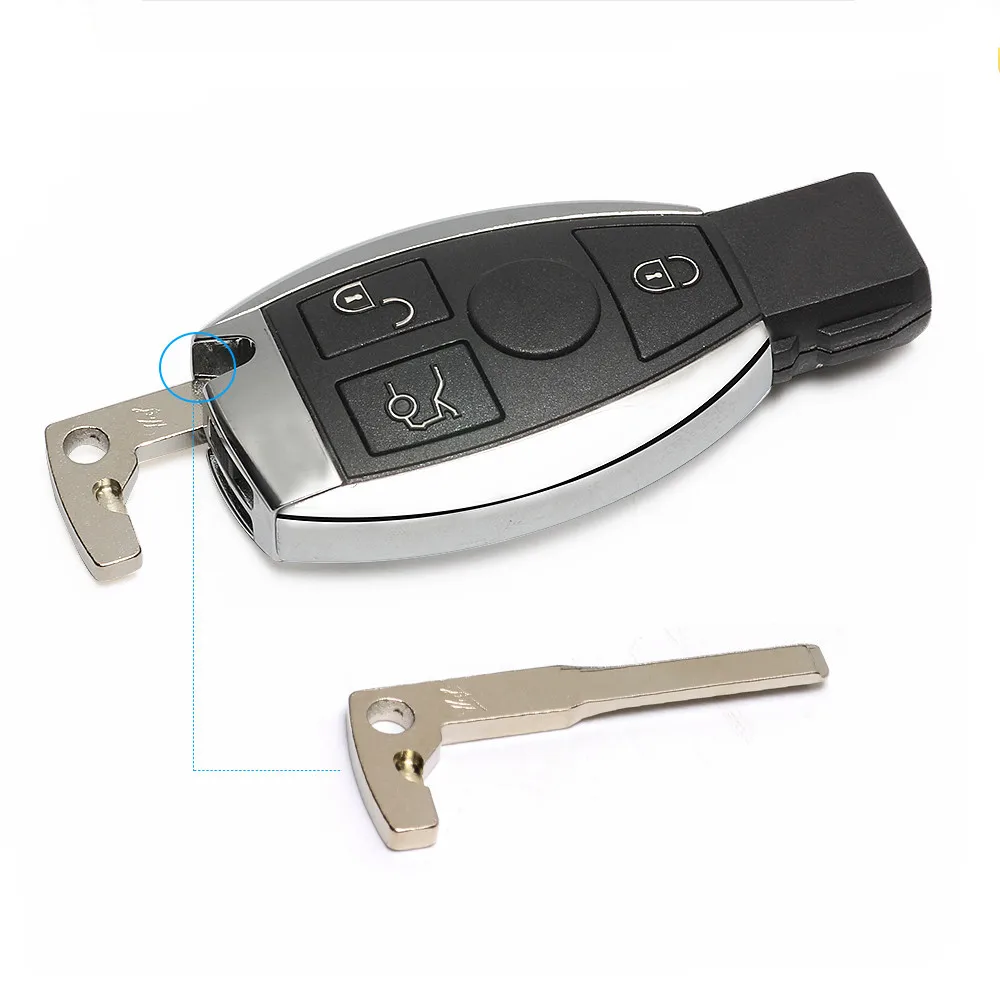 KEYECU предзаказ MB FBS3 BGA KeylessGo умный дистанционный ключ 433 МГц для Mercedes Benz W221 W216 W164 W251