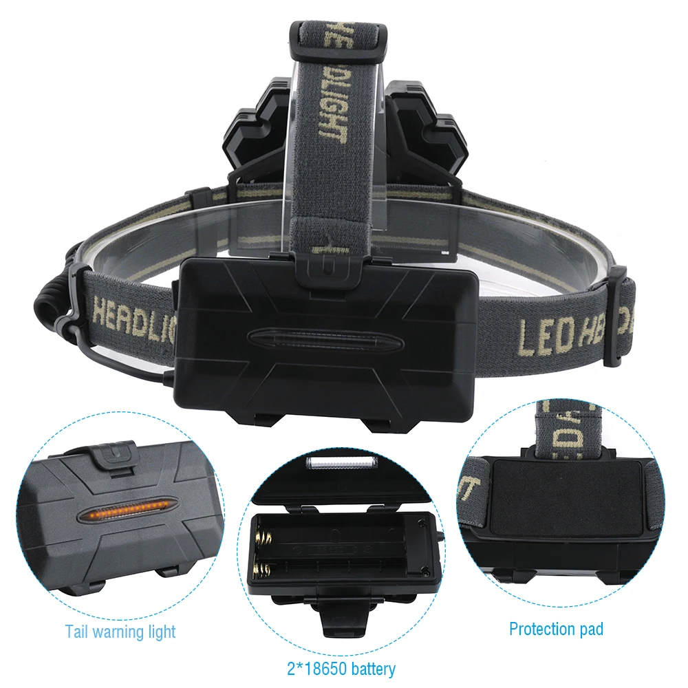 Z20 Litwod 4101 7 светодиодные фары 3 * XML T6 + 4 XPE Led головной светильник с переменным
