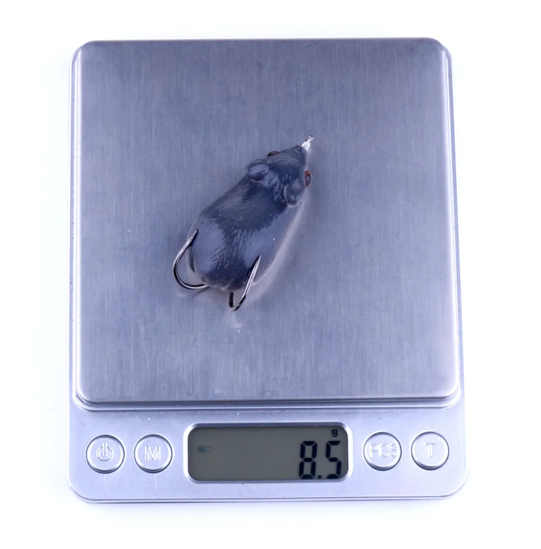 2019 HENGJIA 1 шт. Мягкая приманка в виде мыши с 3D глазами 5 см 8 г для рыбной ловли