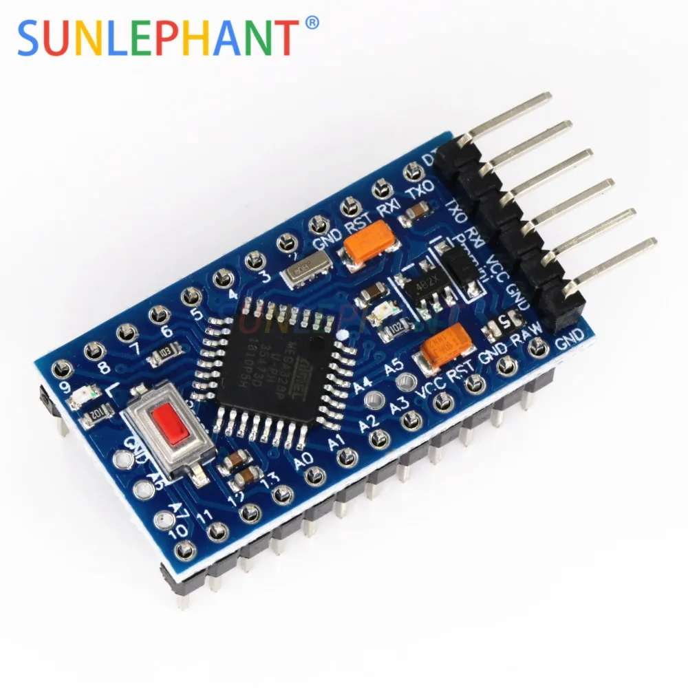 С Загрузчиком 1 шт. pro mini atmega328 Pro Mini 328 ATMEGA328 3 V/8 MHz для arduno|Интегральные схемы| |